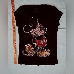 Disney Mickey Mouse Women’s Black T-Shirt